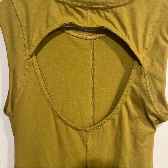 Free People Beach Olive Simone Exposed Back Maxi Dress Medium - Picture 7 of 11